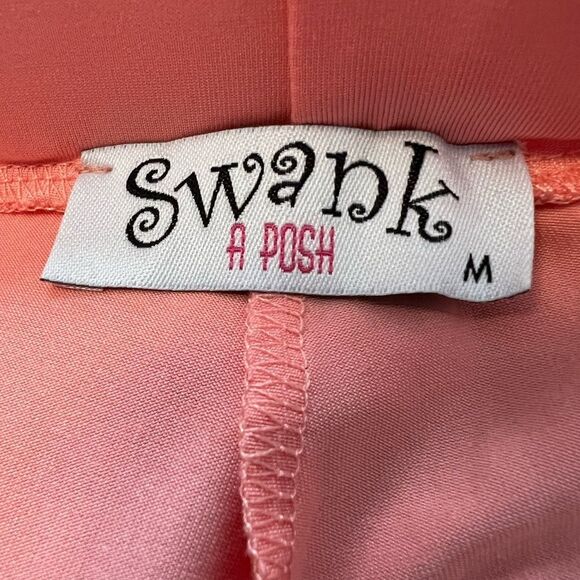 SWANK Pink Sheer Leggings - Picture 4 of 5